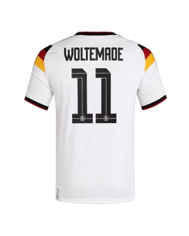 Billige Fotballdrakt Tyskland Nick Woltemade #11 Replika Hjemmedrakt VM 2026 Kortermet Billige Fotballdrakt Tyskland Nick Woltemade #11 Replika Hjemmedrakt VM 2026 Kortermet